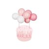 Ballon cake topper roze