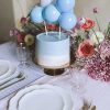Ballon topper blauw sfeer