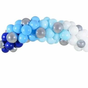 Ballonnen boog blauw zoom