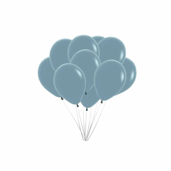 Ballonnen pastel dusk blauw