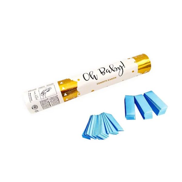 Konfettikanone oh baby blue