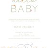 Digitale Uitnodiging Floral BabyShower - Afbeelding 2
