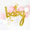Folie Ballon Goud Baby - Afbeelding 2