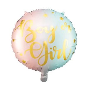 Folie ballon boy or girl zoom