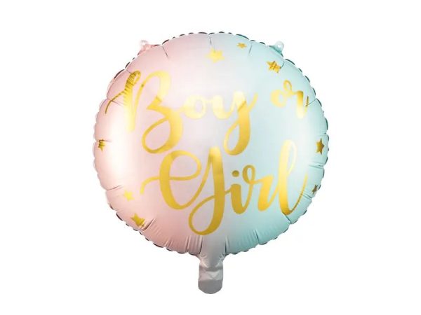 Folie ballon boy or girl zoom