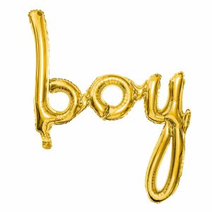 Folie ballon goud boy