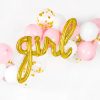 Folie ballon goudgirl