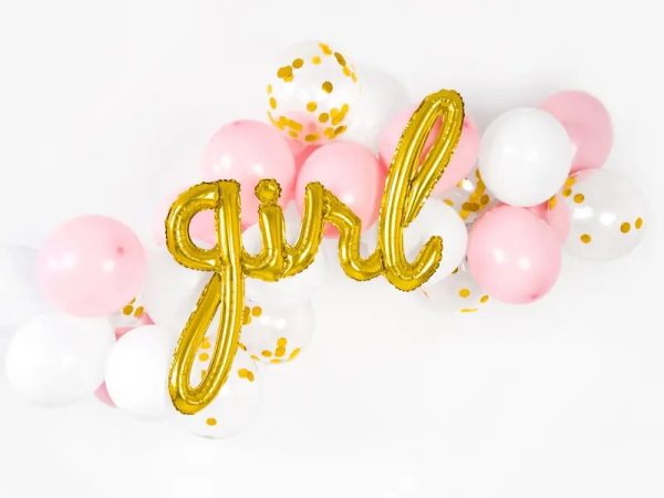 Folie ballon goudgirl