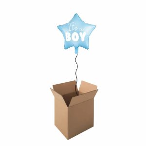 Folienballon Es ist ein Junge Box