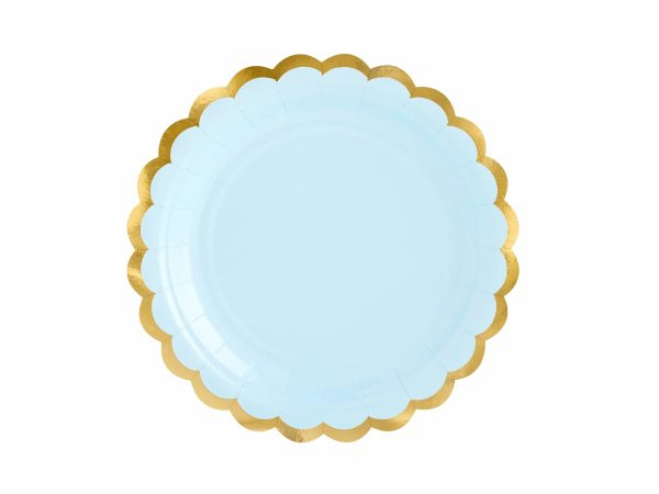 Gebaksbord blauw zoom