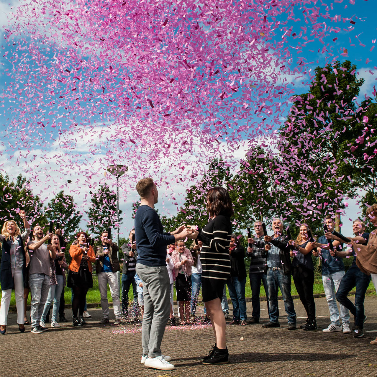 Gender Reveal party Manon