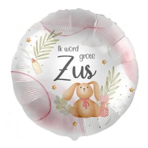 Ik wod grote zus ballon