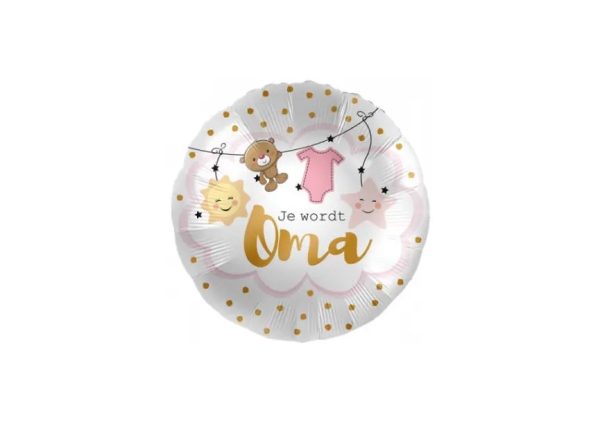 Folie Ballon Je Wordt Oma of Opa - Afbeelding 3
