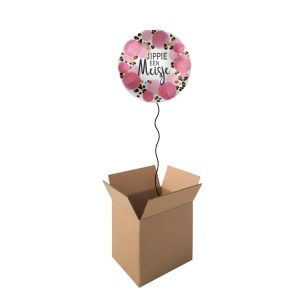 Yippie a girl Folienballon-Box