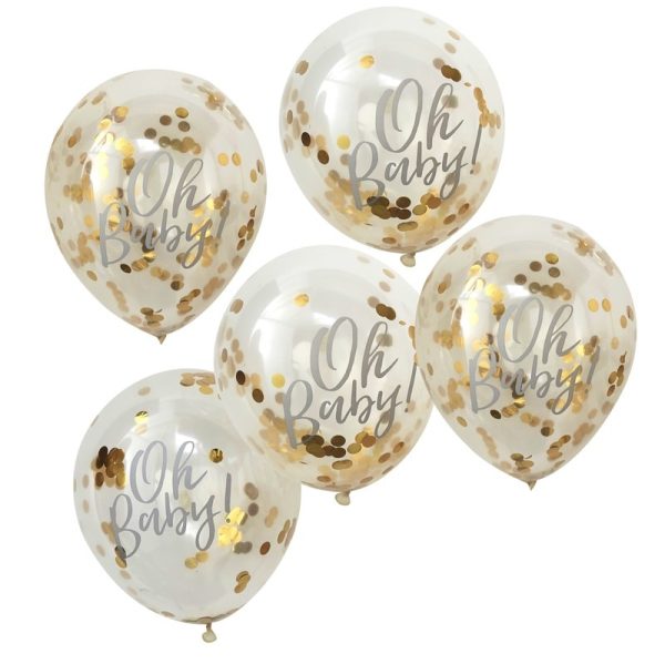 Confetti Ballonnen Goud