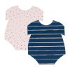 Pink and Navy Servetten Rompertjes - Afbeelding 2