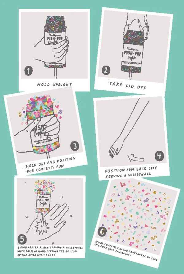 Gender Reveal Push-Pop Confetti - Afbeelding 3