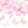 Vlinder confetti roze