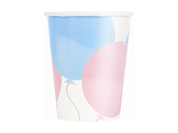 Gender Reveal bekers 8 stuks