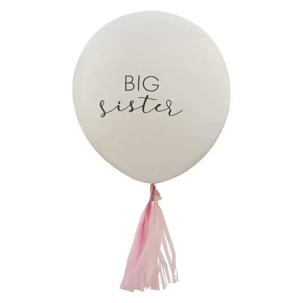 Hello Baby Big Sister Ballon - Afbeelding 2