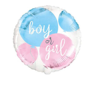 Gender Reveal folie ballon Boy or Girl