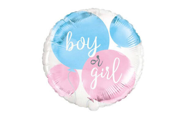 Gender Reveal folie ballon Boy or Girl