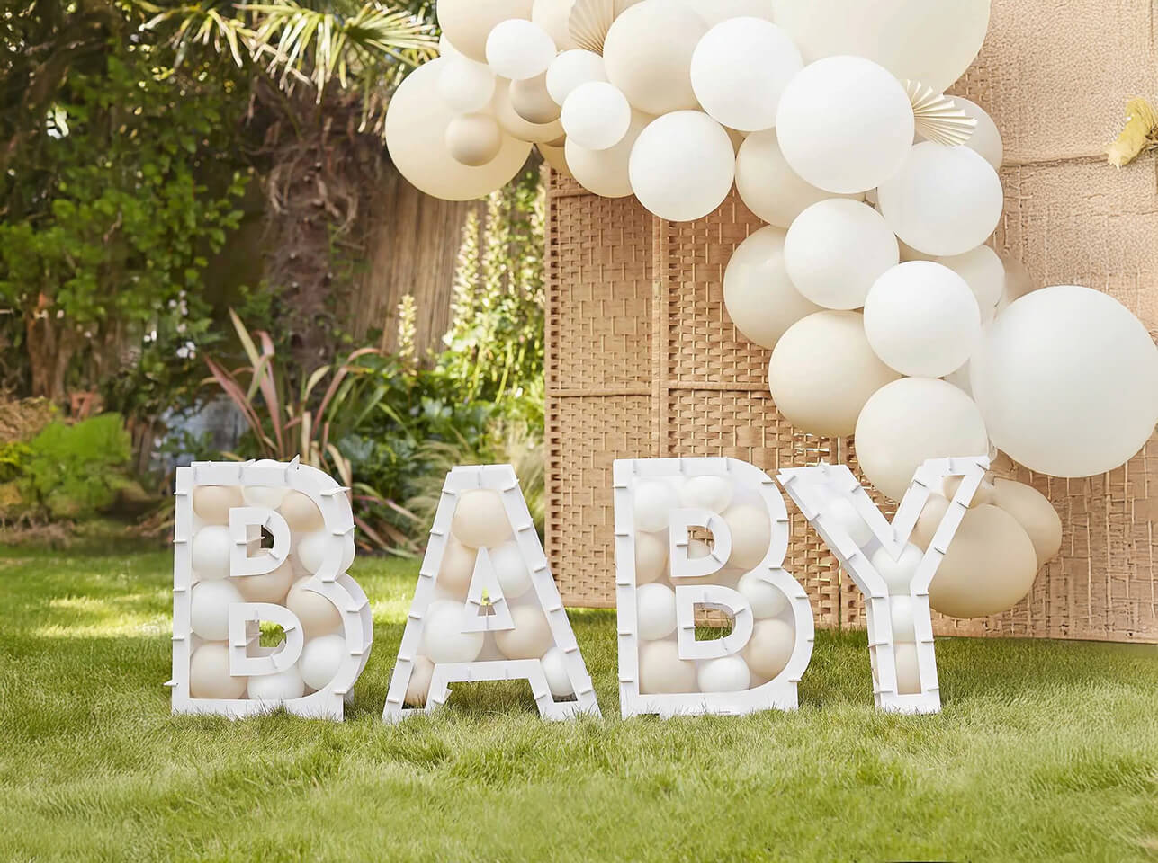 Gender Reveal Baby Letters 3D