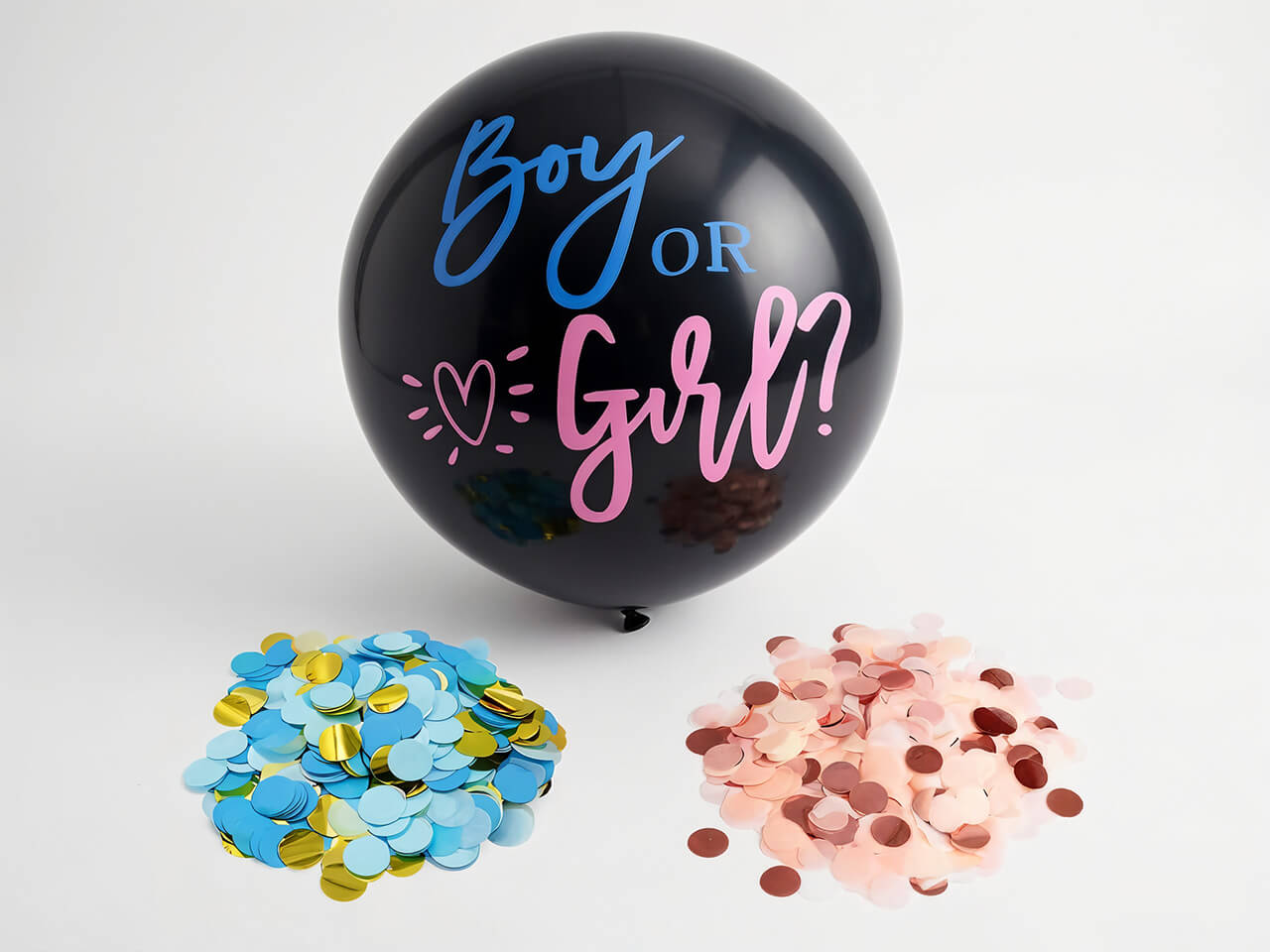 Gender Reveal ballon pakket boy or girl