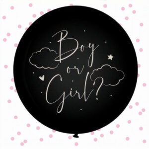 Gender reveal Boy or Girl ballon pakket roze meisje