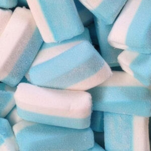 Rechthoekige spek blauw wit