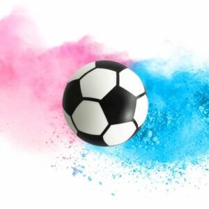 Gender Reveal Voetbal roze blauw