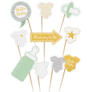 Hello Baby Photo Booth Props
