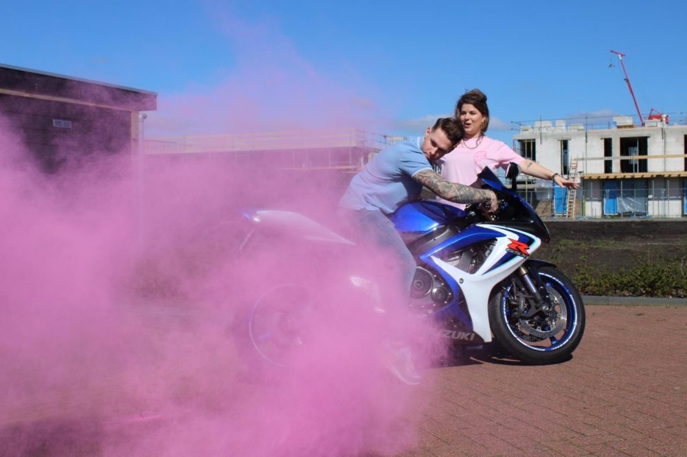 🏍️ GIRL Wat een effect & wat een stoere vader....