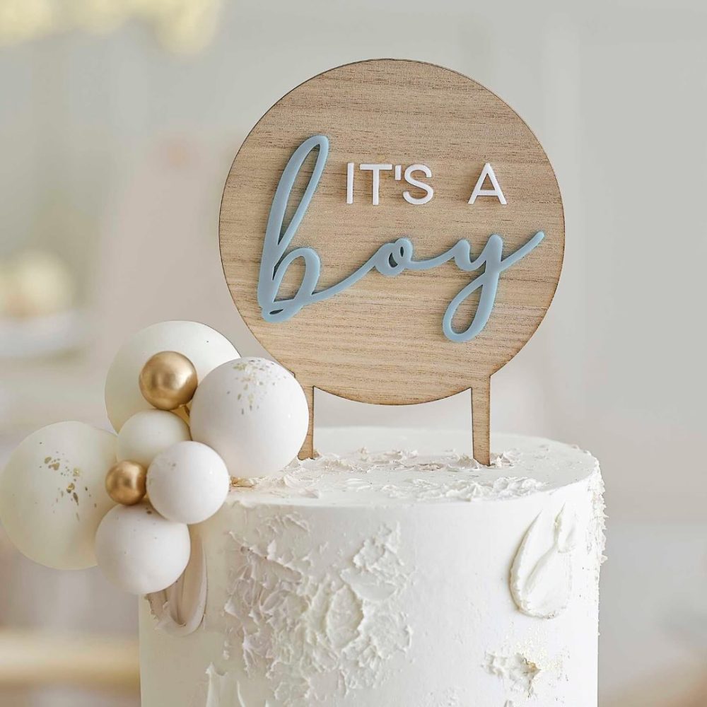 IT’S a BOY CAKE PRIKKER Wij zijn verliefd en dit...