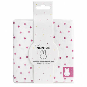 Servetten Nijntje baby roze
